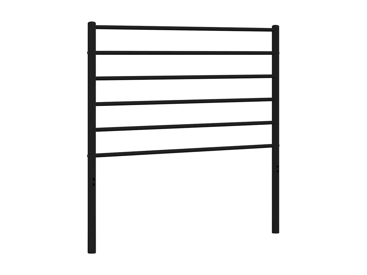 Tête de Lit | Panneau de tête pour lit Moderne métal noir 107 cm