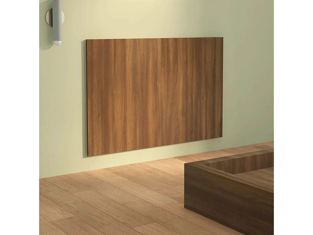 Tête de Lit | Panneau de tête pour lit Moderne Chêne marron 120x1,5x80 cm Bois d'ingénierie
