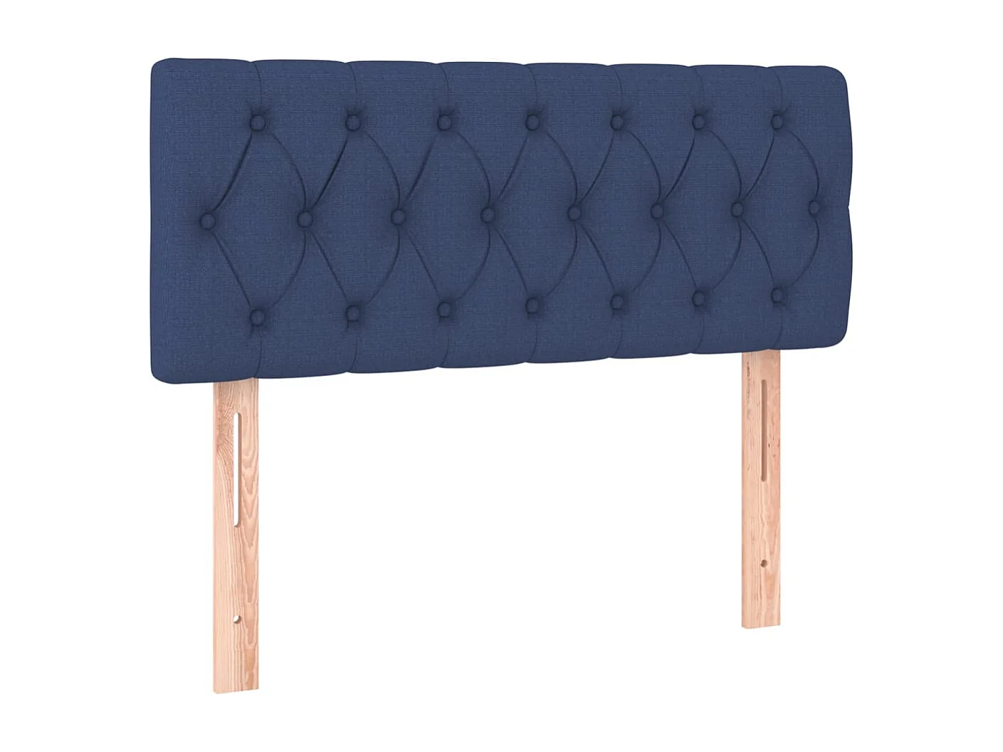 Hoofdbord | Hoofdeinde LED 90x7x78/88 cm stof blauw
