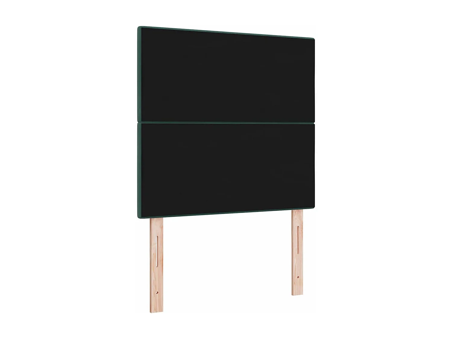 Cabecero | Cabezal de Cama | Mueble cabecero con luces de tiras LED Verde 100 cm Terciopelo