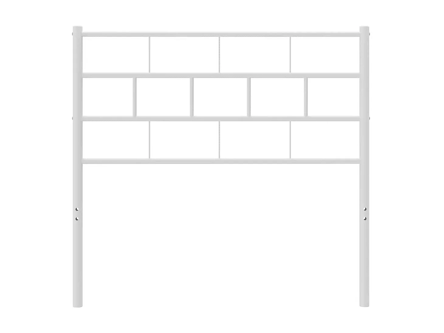 Mueble cabecero | Cabezal de cama | Cabecero de metal blanco 100 cm