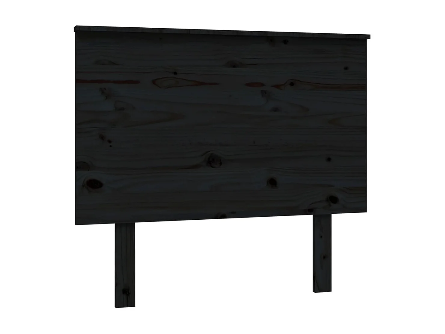 Cabecero de Cama | Cabezal de cama | Mueble de cabecero madera maciza de pino gris 94x6x82,5 cm