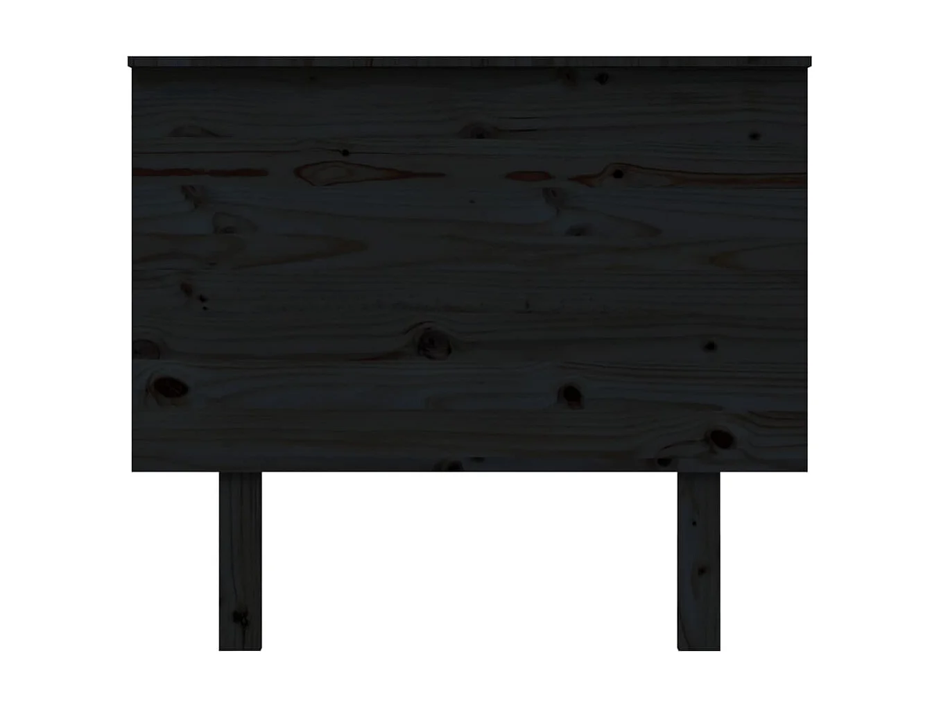 Cabecero de Cama | Cabezal de cama | Mueble de cabecero madera maciza de pino gris 94x6x82,5 cm