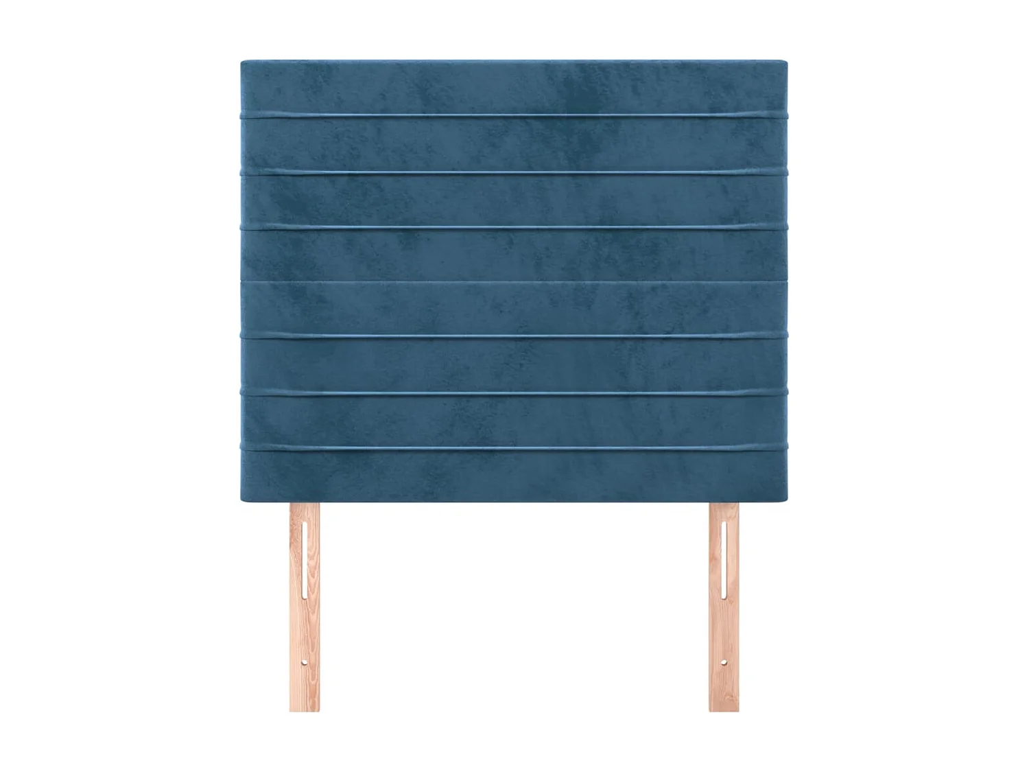 Têtes de lit | Panneaux de tête pour lit Moderne 2 pcs Bleu foncé 100x5x78/88 cm Velours