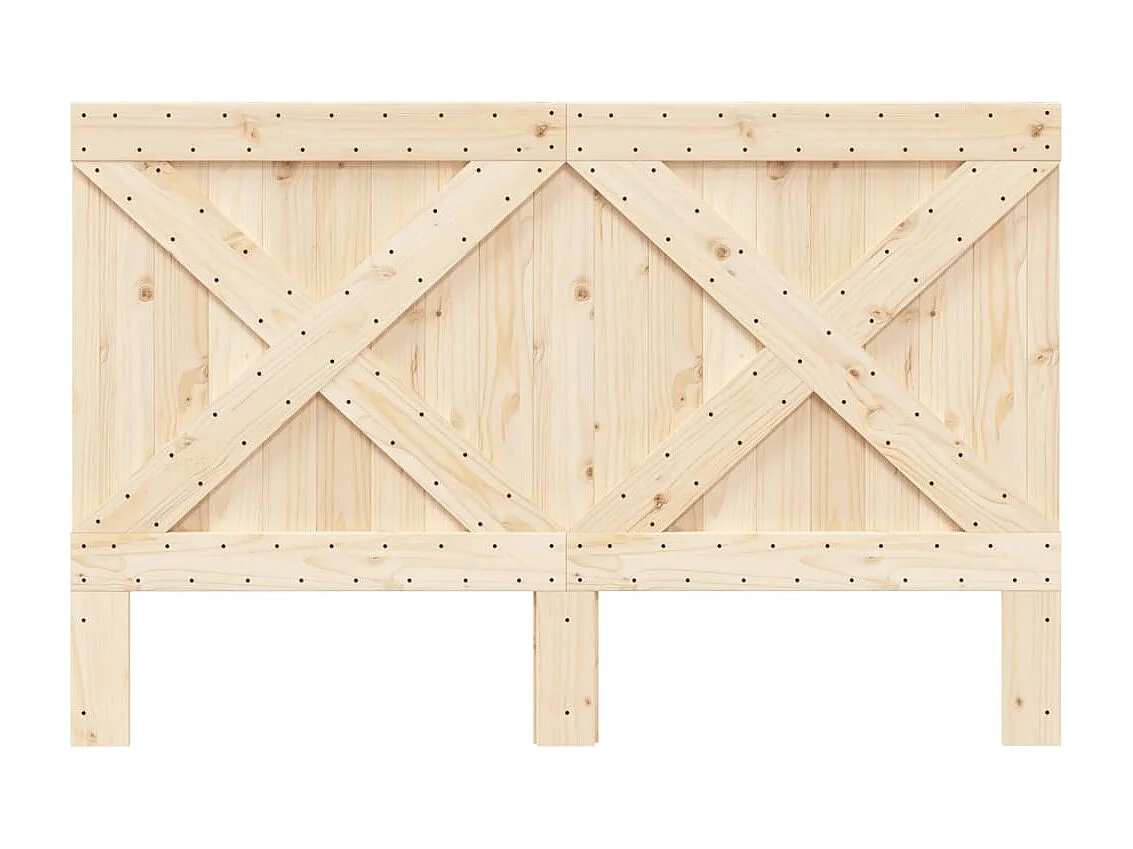 Tête de Lit | Panneau de tête pour lit Moderne 160x104 cm bois massif de pin