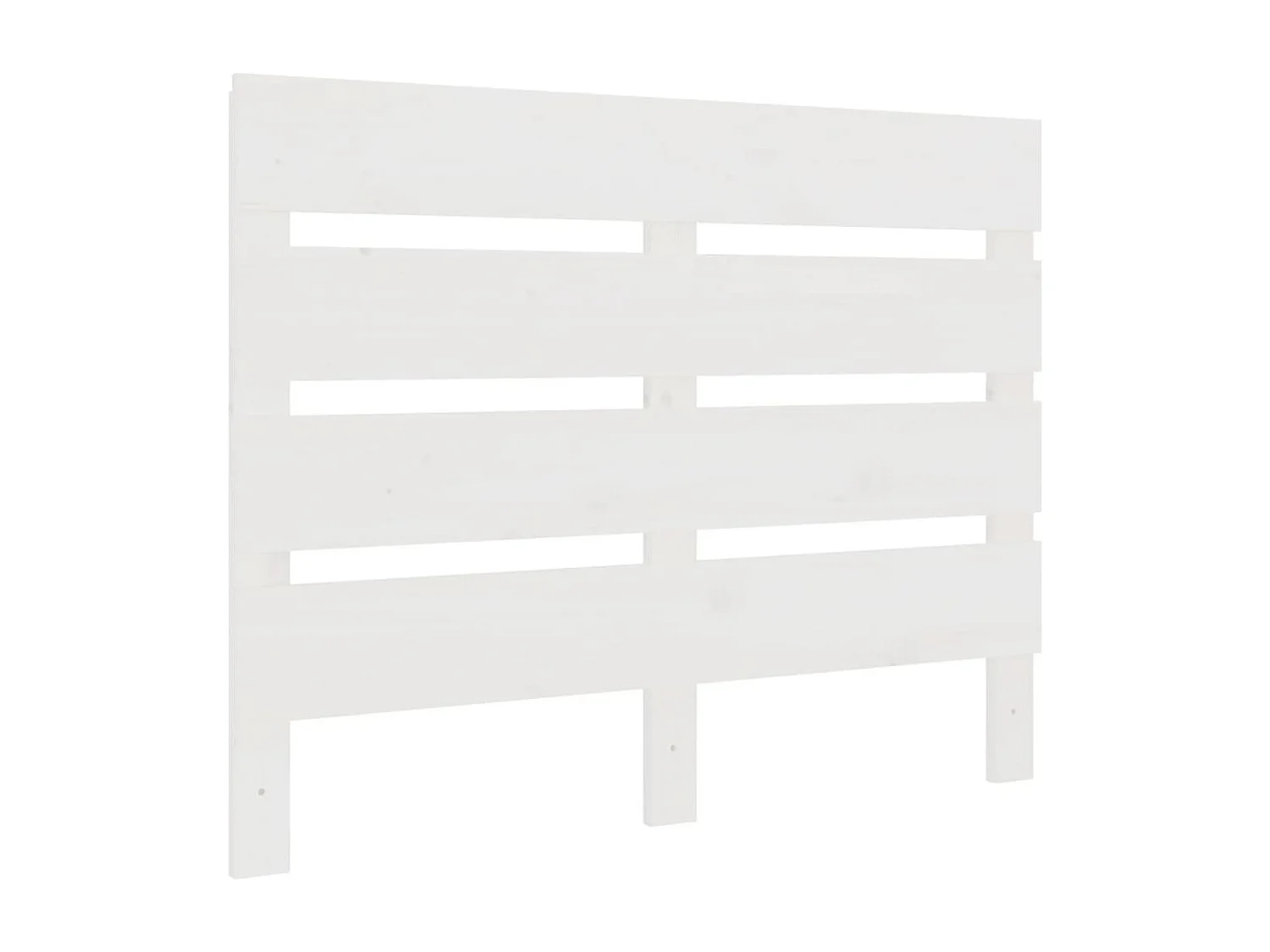 Hoofdbord | Hoofdeinde 75x3x80 cm massief grenenhout wit