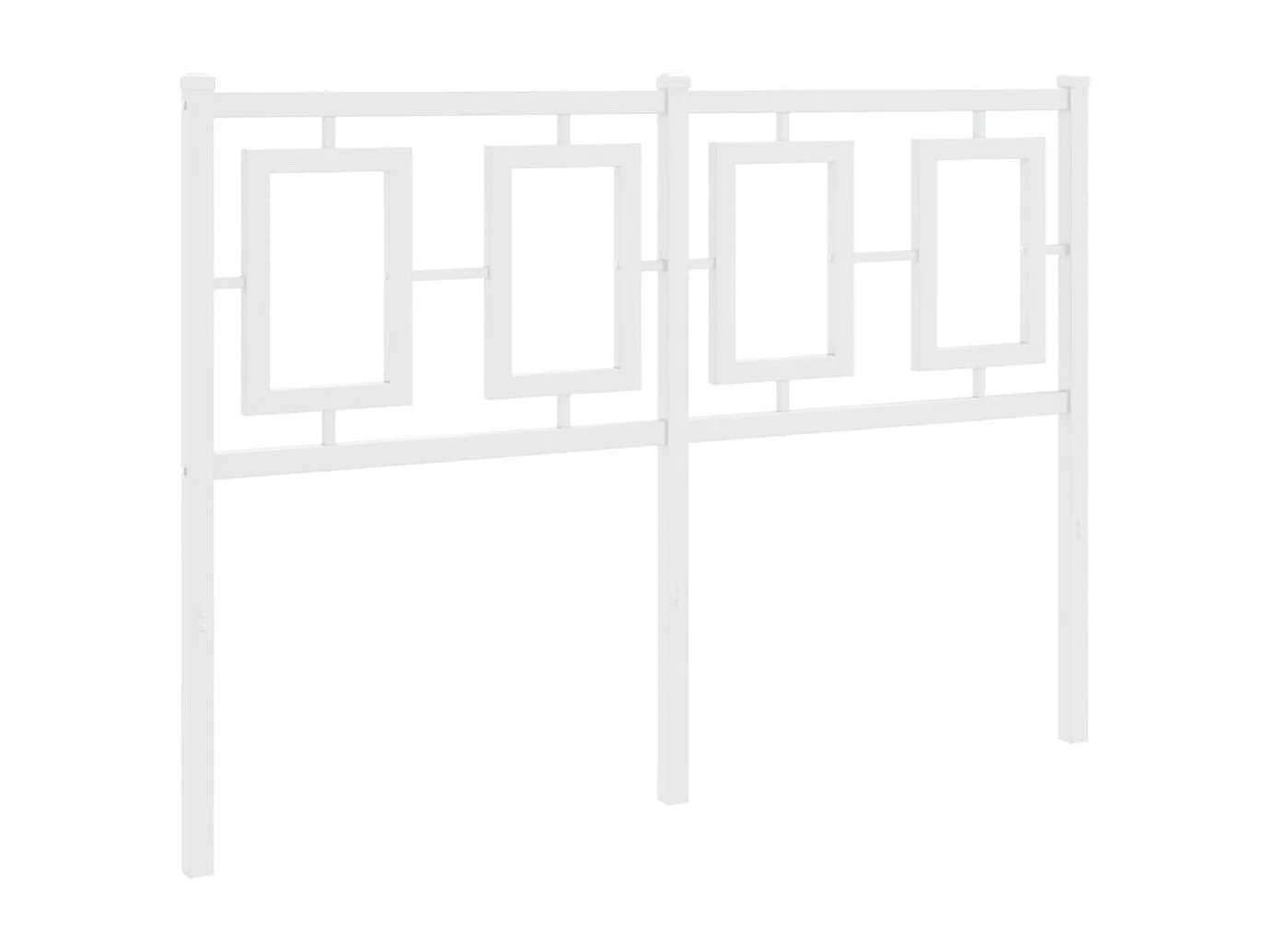 Mueble cabecero | Cabezal de cama | Cabecero de metal blanco 120 cm