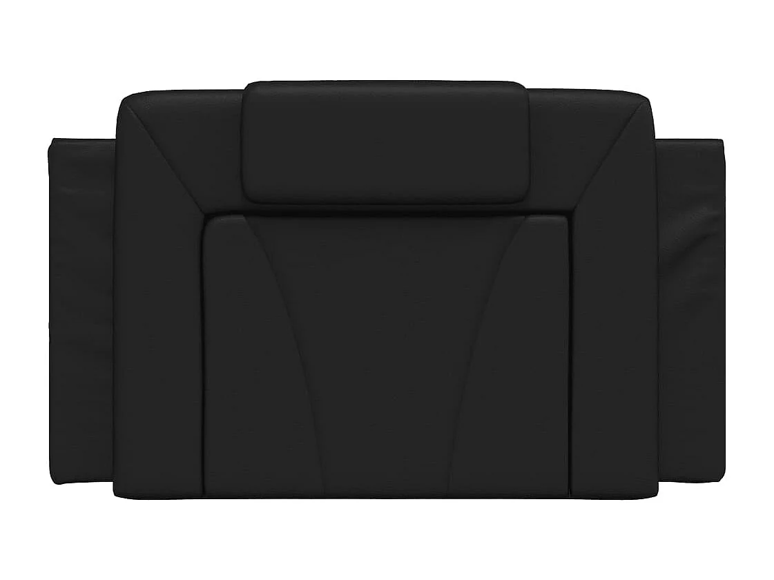 Tête de lit | Coussin de tête de lit | Tête de lit décoratif noir 90 cm similicuir