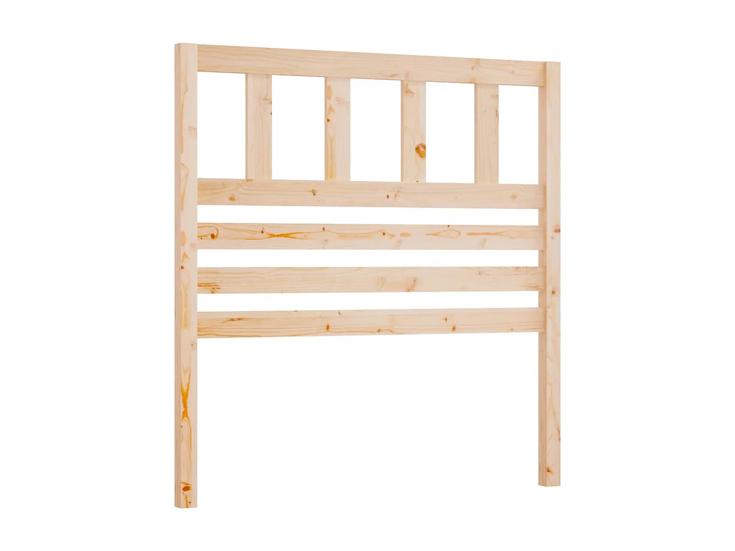Tête de Lit | Panneau de tête pour lit Moderne 81x4x100 cm Bois massif de pin
