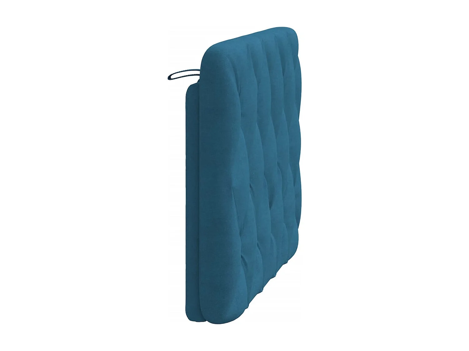 Hoofdbord | Hoofdbordkussen 100 cm fluweel blauw