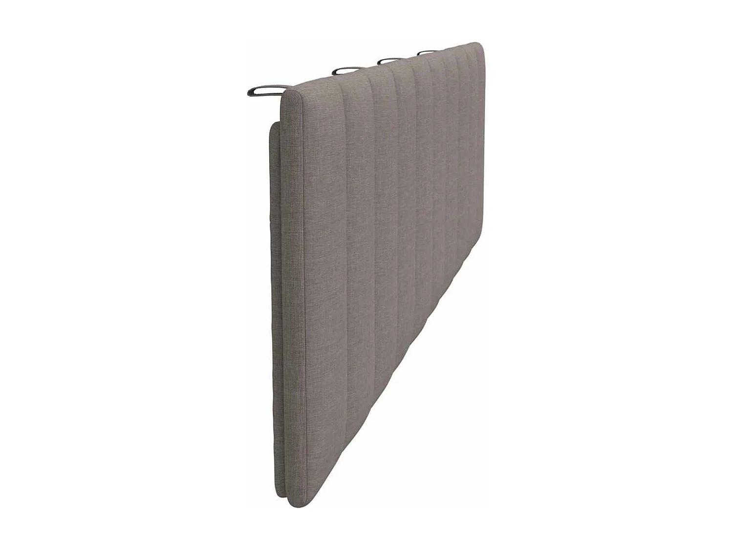 Tête de lit | Coussin de tête de lit | Tête de lit décoratif taupe 180 cm tissu