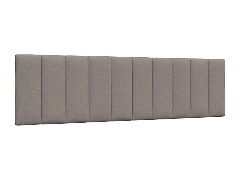 Tête de lit | Coussin de tête de lit | Tête de lit décoratif taupe 180 cm tissu