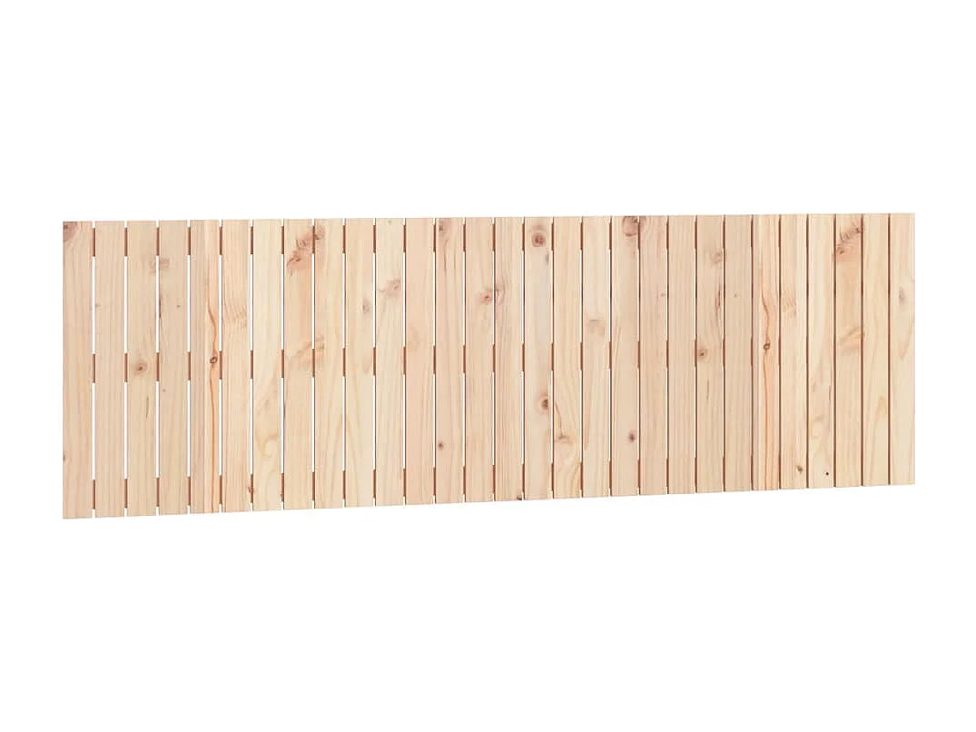 Tête de lit murale | Panneau de tête pour lit Moderne  185x3x60 cm Bois massif de pin