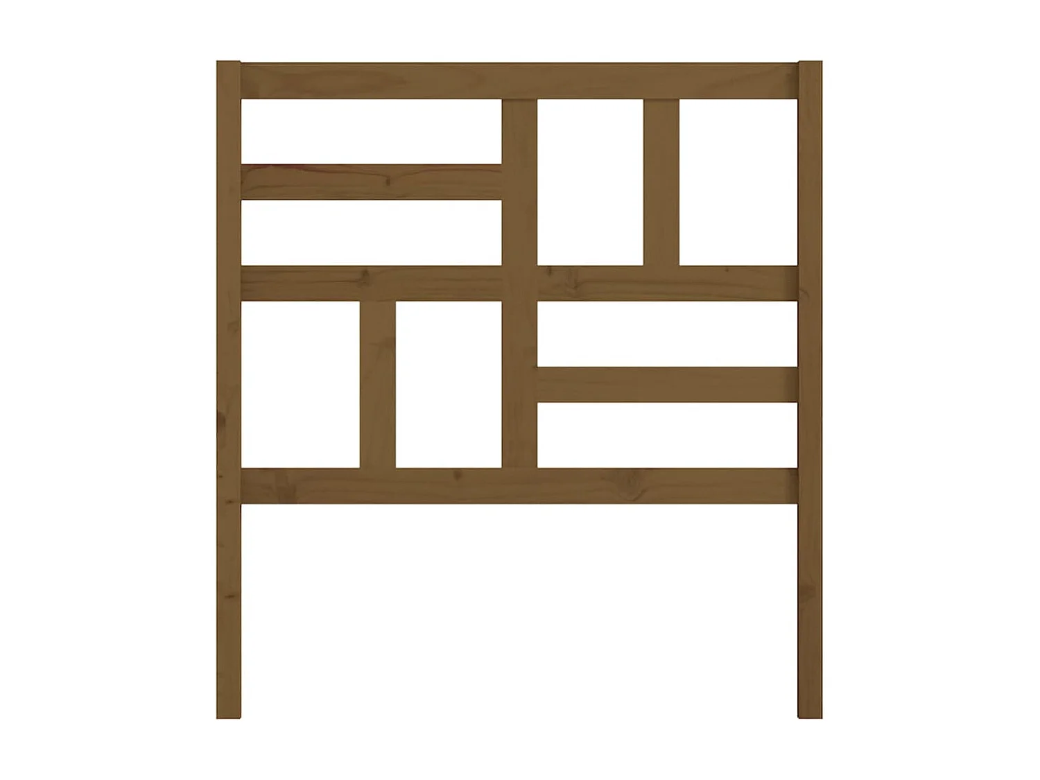 Tête de Lit | Panneau de tête pour lit Moderne Marron miel 81x4x104 cm Bois massif de pin