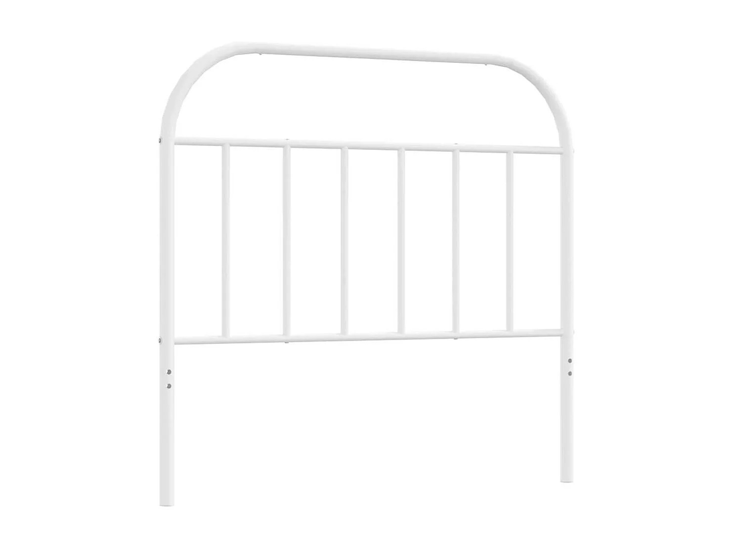 Tête de Lit | Panneau de tête pour lit Moderne métal blanc 100 cm