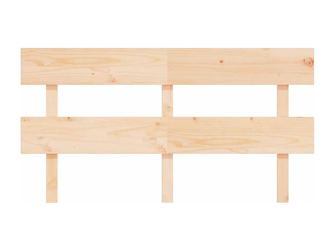 Tête de Lit | Panneau de tête pour lit Moderne 154x3x81 cm Bois massif de pin