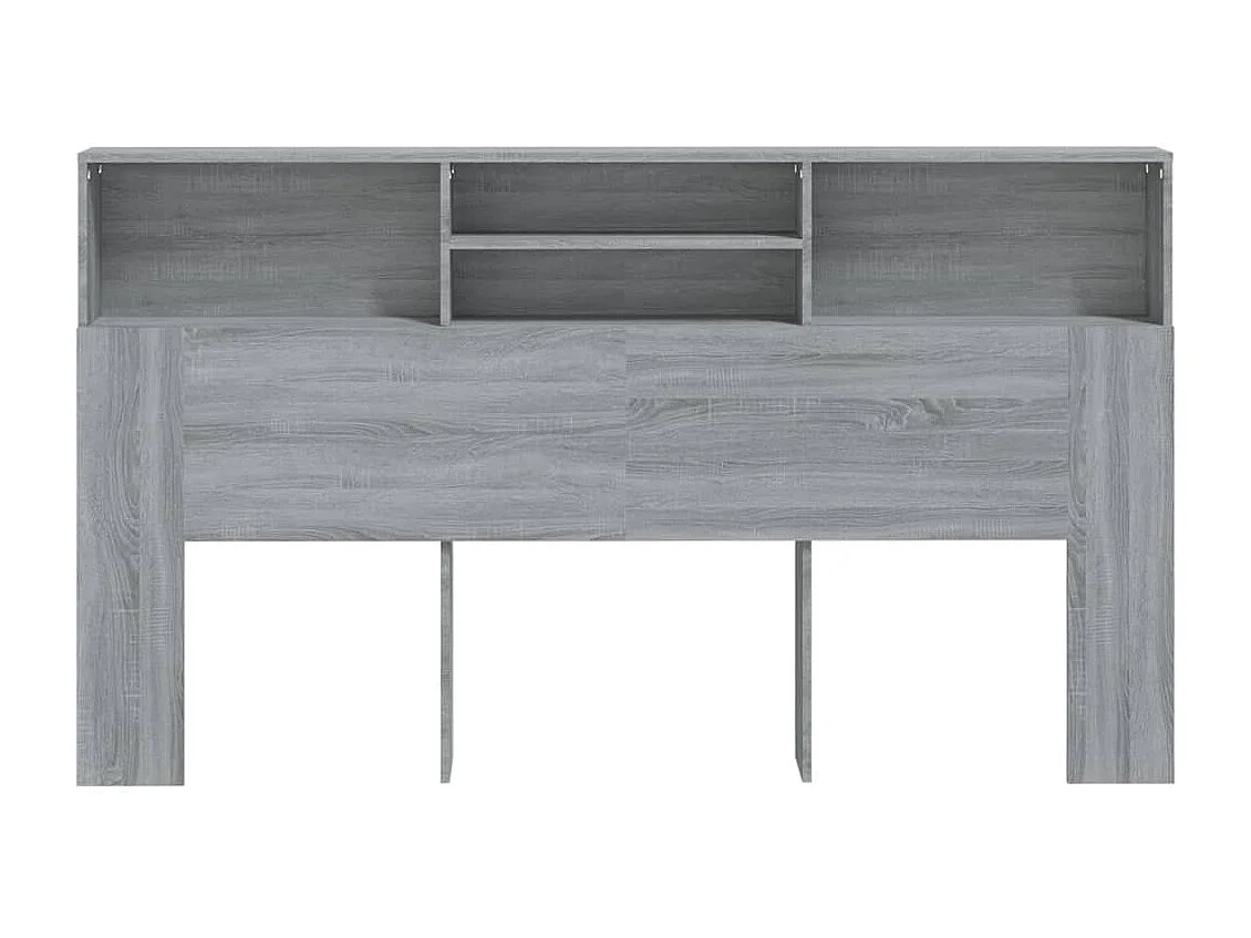 Cabecero de Cama | Cabezal de Cama | Mueble cabecero gris Sonoma 180x19x103,5 cm