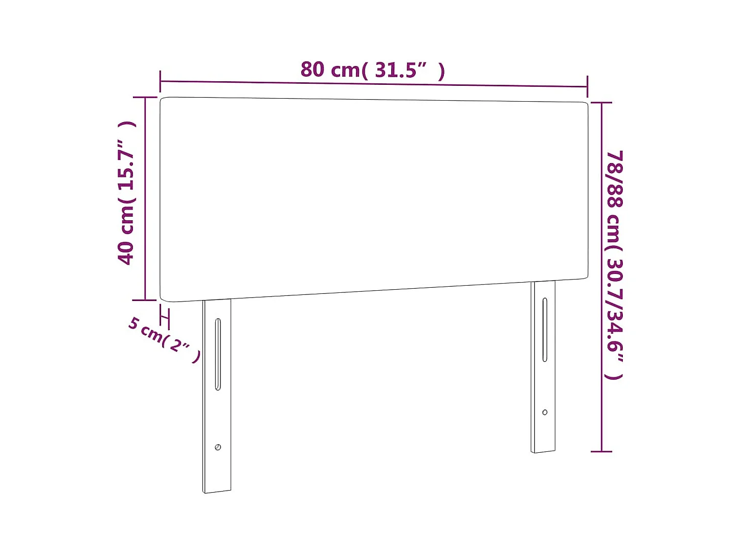 Tête de Lit | Panneau de tête pour lit Moderne à LED Gris clair 80x5x78/88 cm Velours