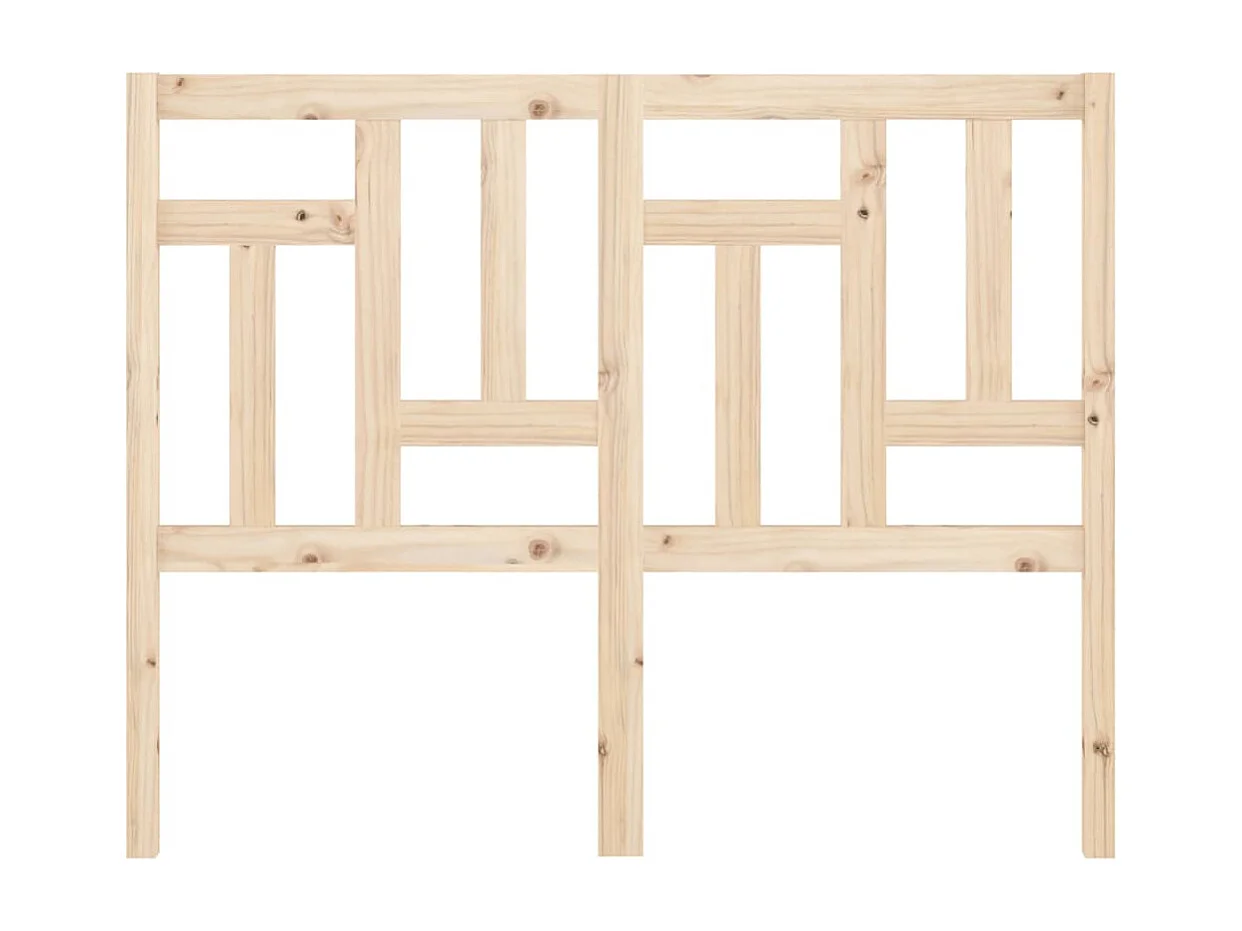 Tête de Lit | Panneau de tête pour lit Moderne 140,5x4x100 cm Bois massif de pin