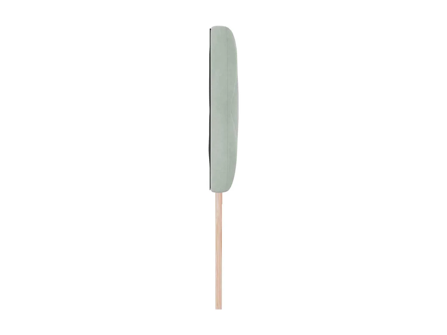 Tête de Lit | Panneau de tête pour lit Moderne LED Geometric Manuel Gris clair 200 cm Velours
