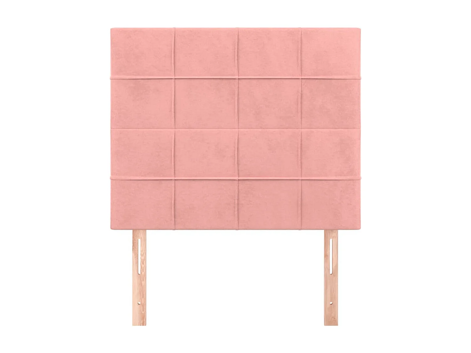 Têtes de lit | Panneaux de tête pour lit Moderne 2 pcs Rose 100x5x78/88 cm Velours