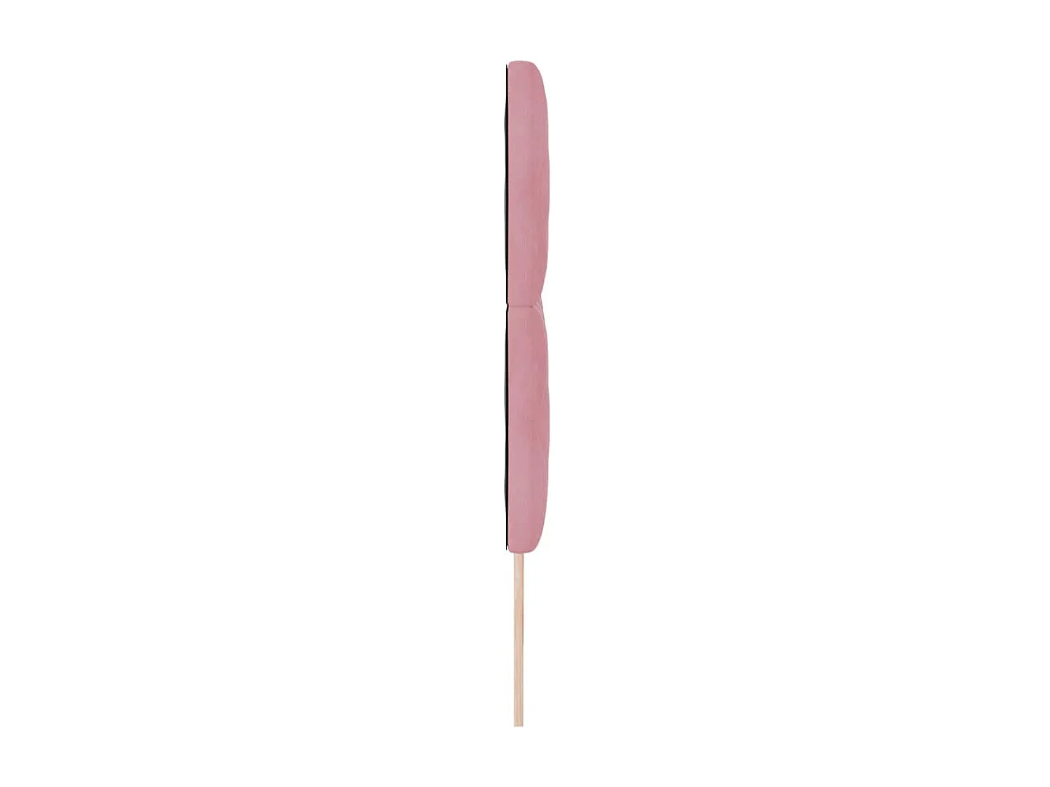 Tête de Lit | Panneau de tête pour lit Moderne LED avec des lumières à LED Rose 180 cm Velours