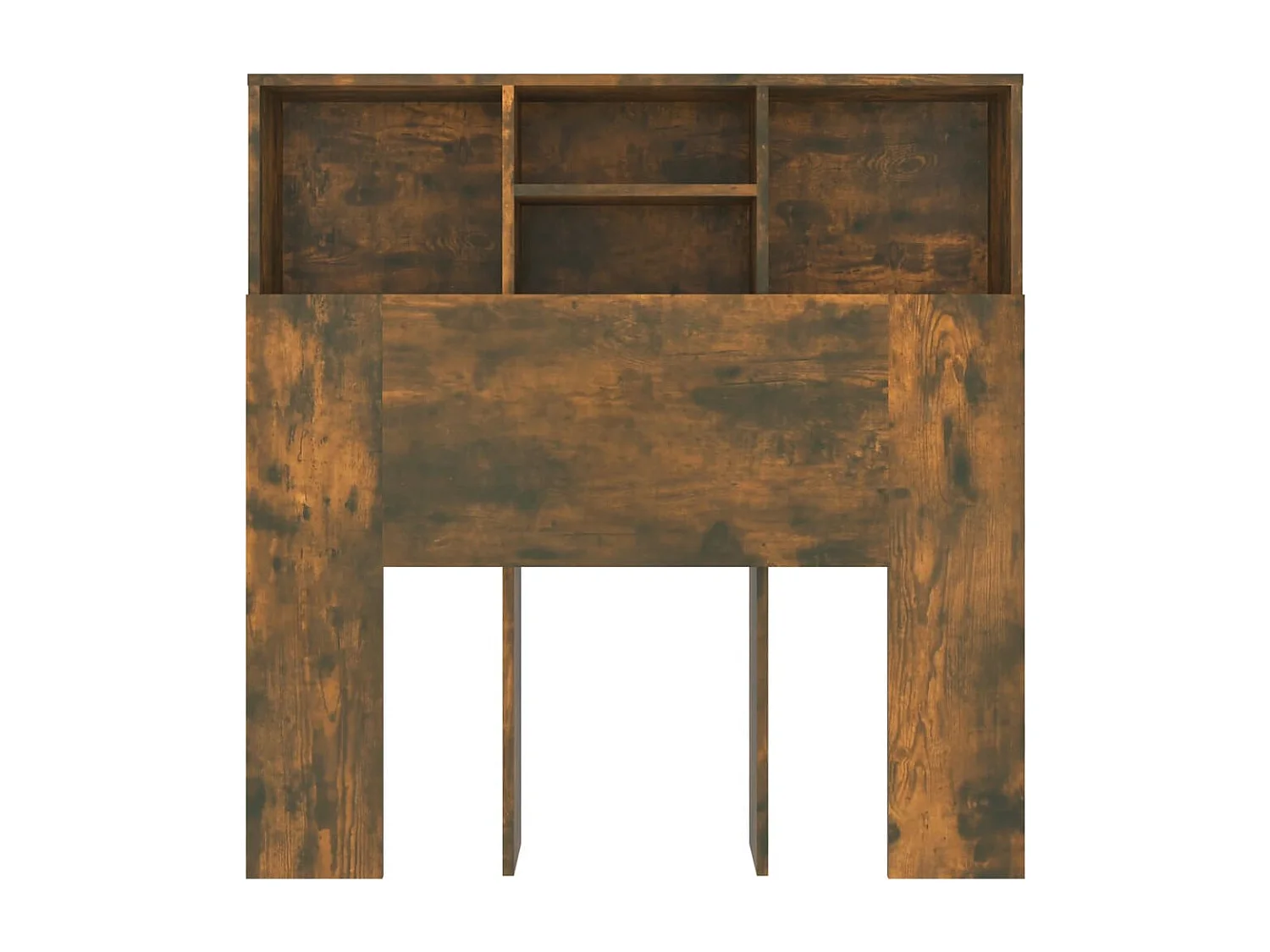 Armario cabecero | Cabecero con almacenamiento roble ahumado 100x19x103,5 cm