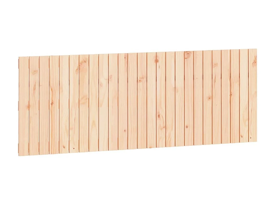 Tête de lit murale | Panneau de tête pour lit Moderne  159,5x3x60 cm Bois massif de pin