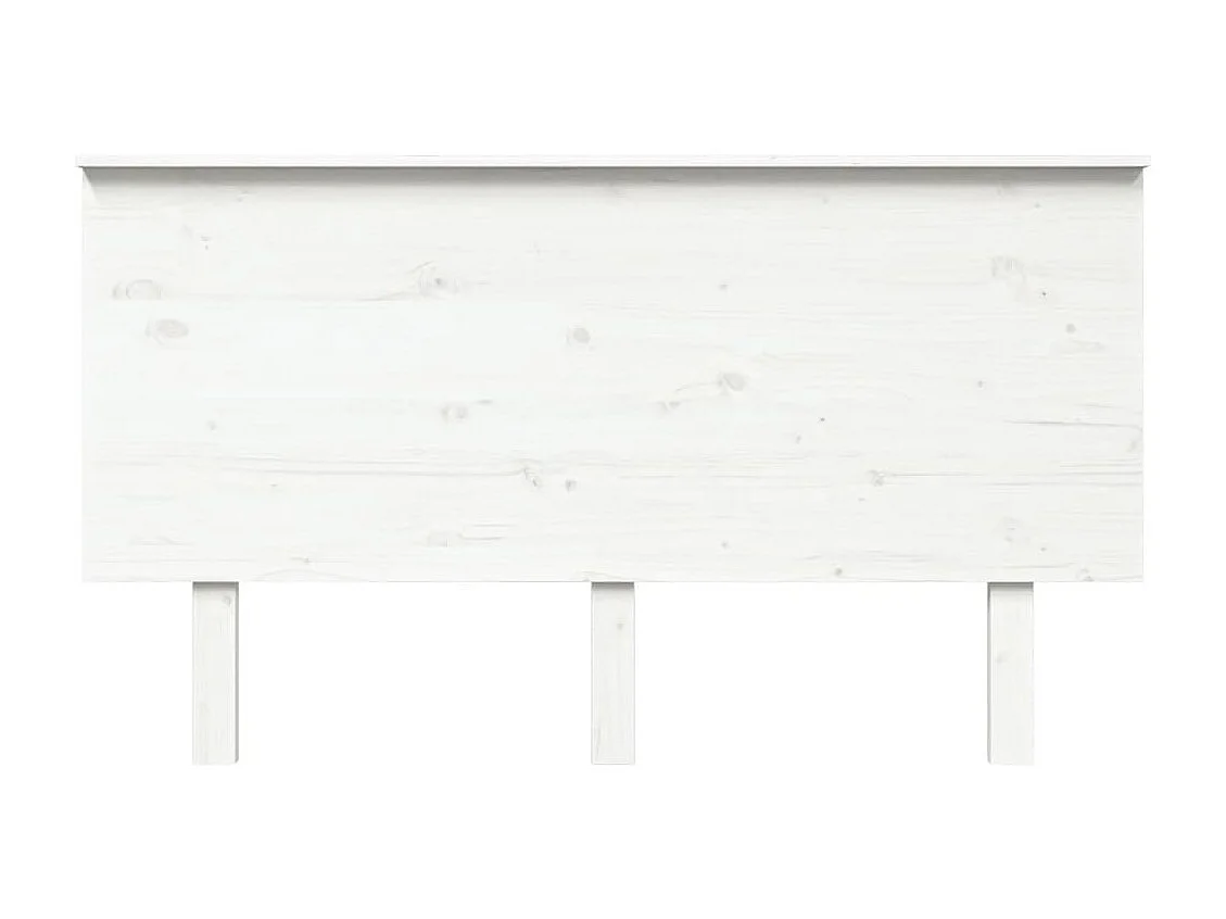 Hoofdbord | Hoofdeinde 144x6x82,5 cm massief grenenhout wit