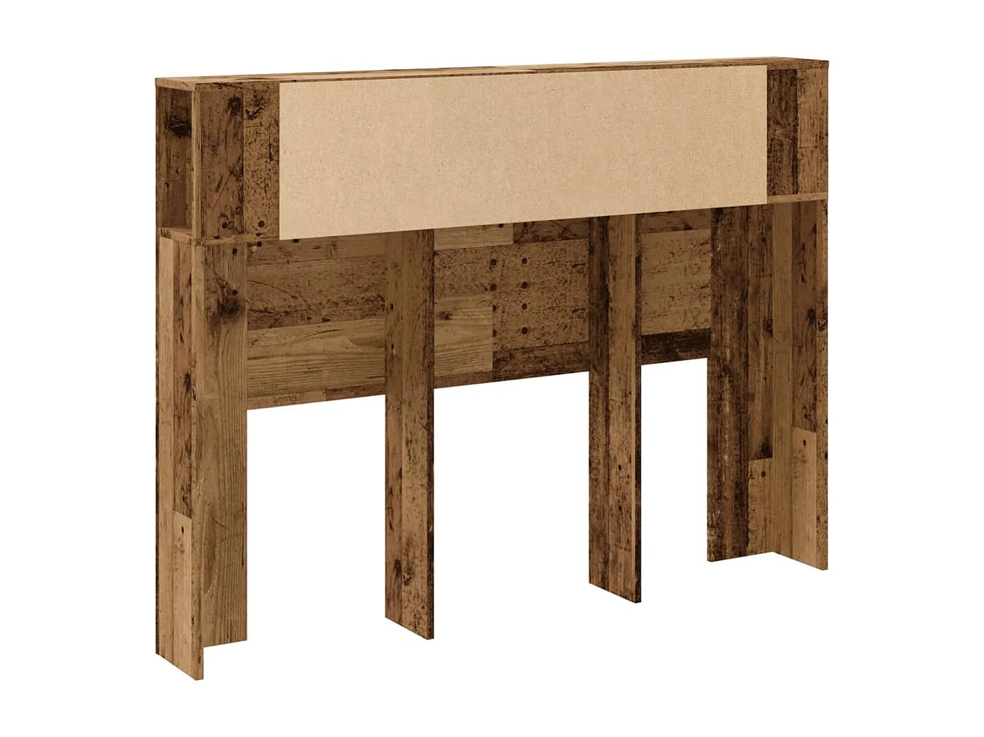 Mueble cabecero | Cabecero | Cabezal de cama armario madera ingeniería envejecida 140x18,5x102,5 cm