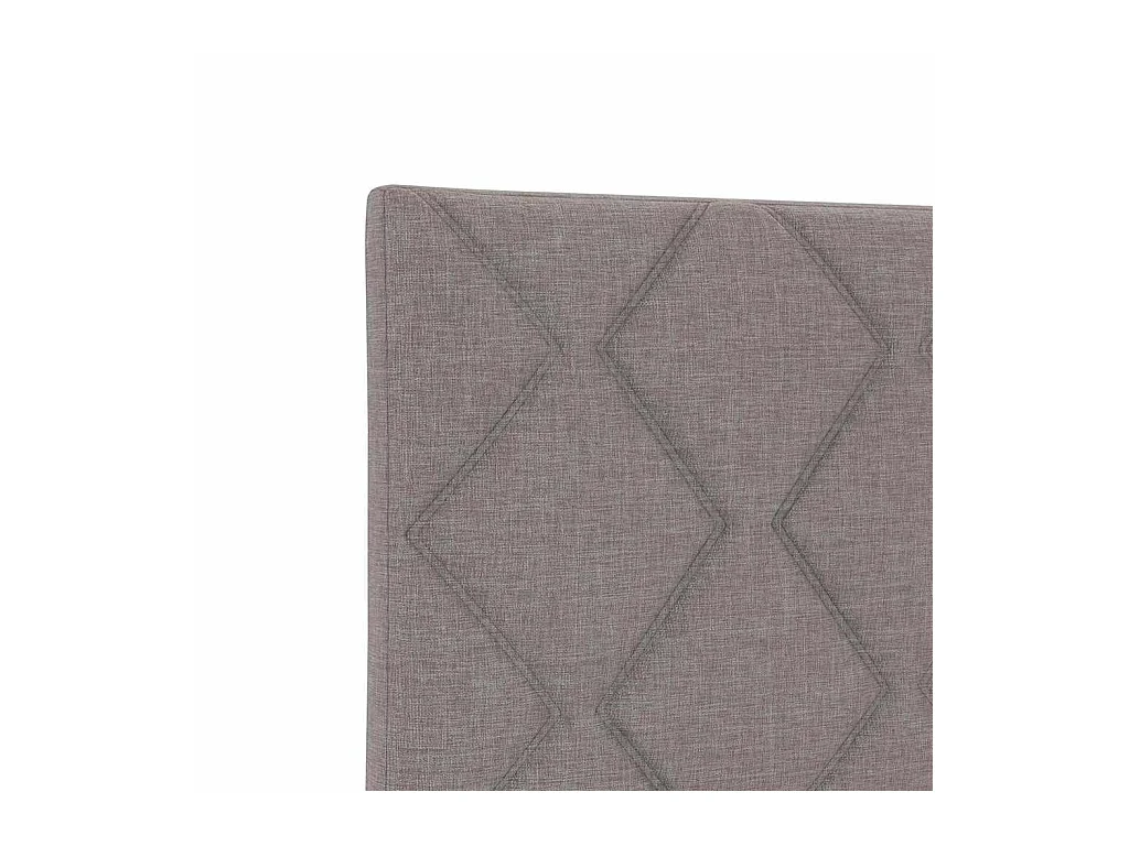 Tête de Lit | Panneau de tête pour lit Moderne en Tissu Geometric Manuel Taupe 200 cm tissu