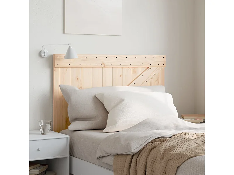 Tête de Lit | Panneau de tête pour lit Moderne 100x104 cm bois massif de pin
