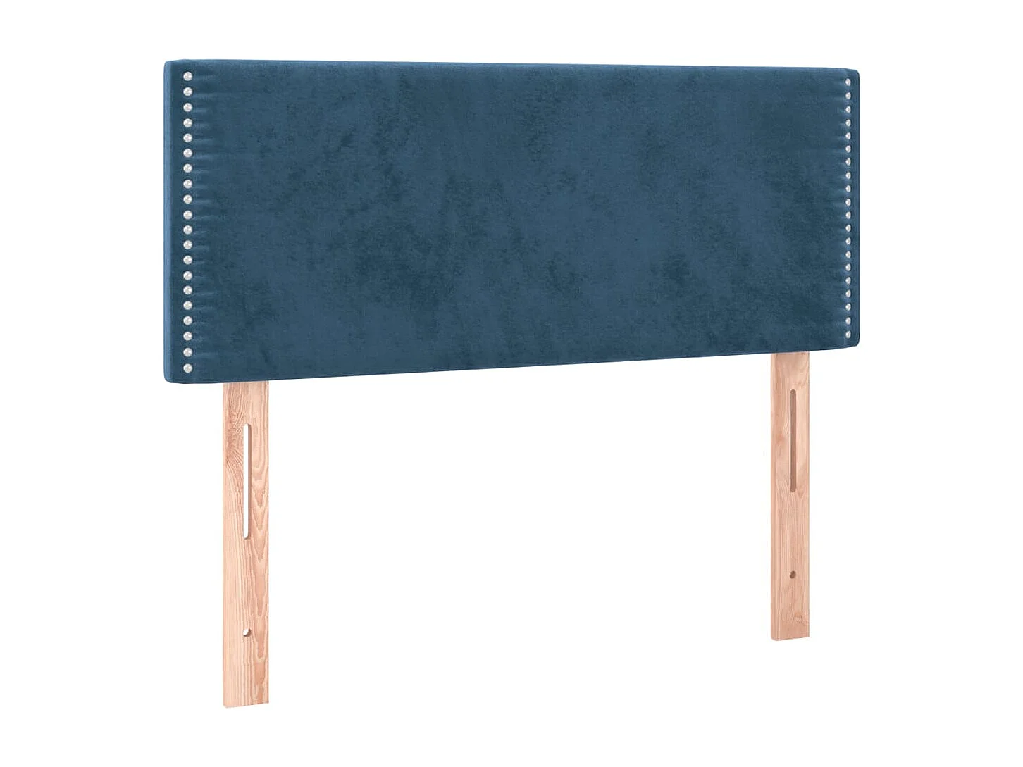 Tête de Lit | Panneau de tête pour lit Moderne Bleu foncé 100x5x78/88 cm Velours