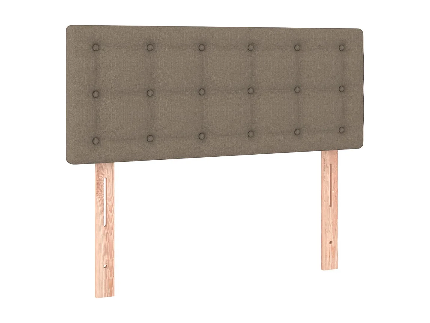 Hoofdbord | Hoofdeinde LED 80x5x78/88 cm stof taupe