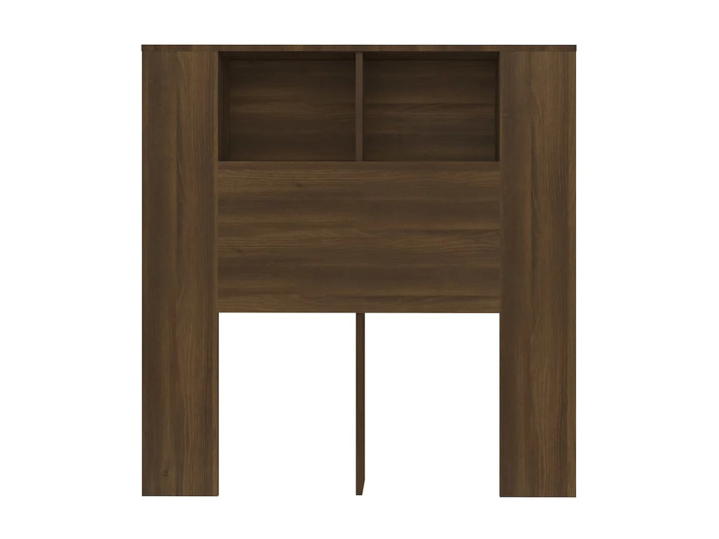 Armario cabecero | Cabecero con almacenamiento marrón roble 100x18,5x102,5 cm