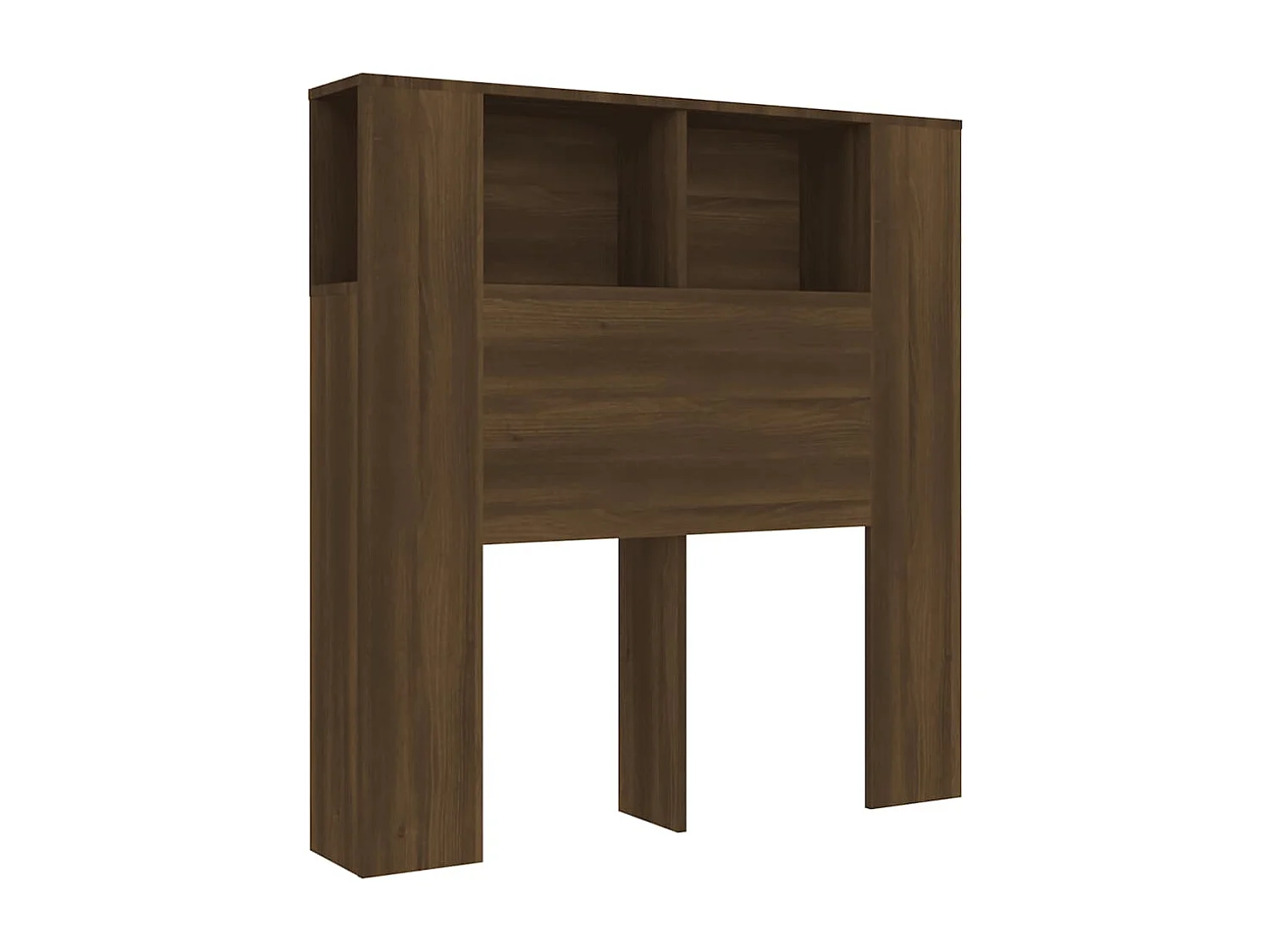 Tête de Lit avec rangement | Armoire de tête de lit Chêne marron 100x18,5x102,5 cm