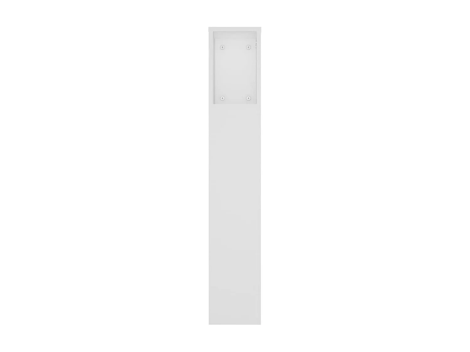 Tête de Lit avec rangement | Armoire de tête de lit Blanc 180x18,5x104,5 cm