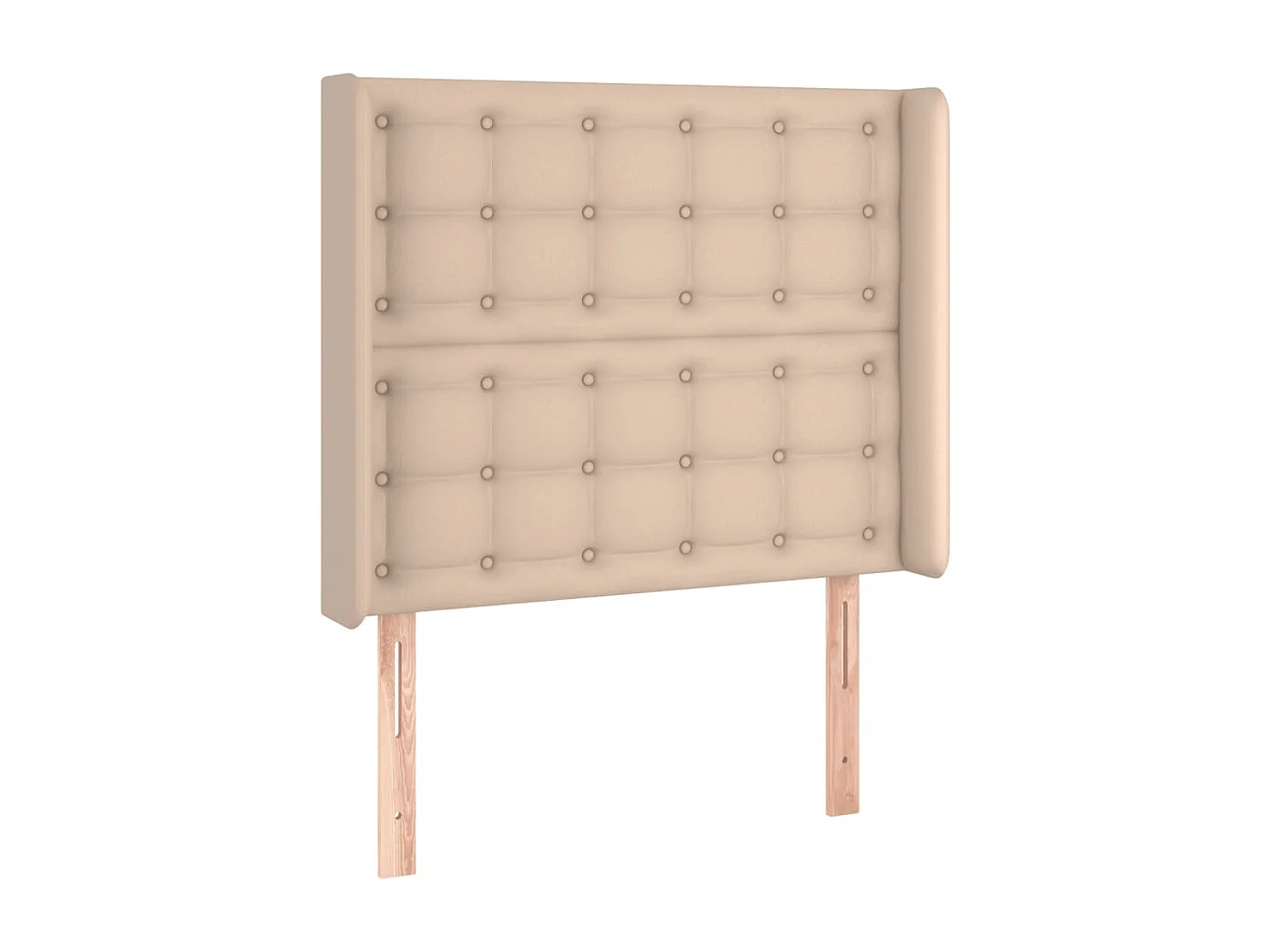 Hoofdbord | Hoofdeinde LED 103x16x118/128 cm kunstleer cappuccinokleurig