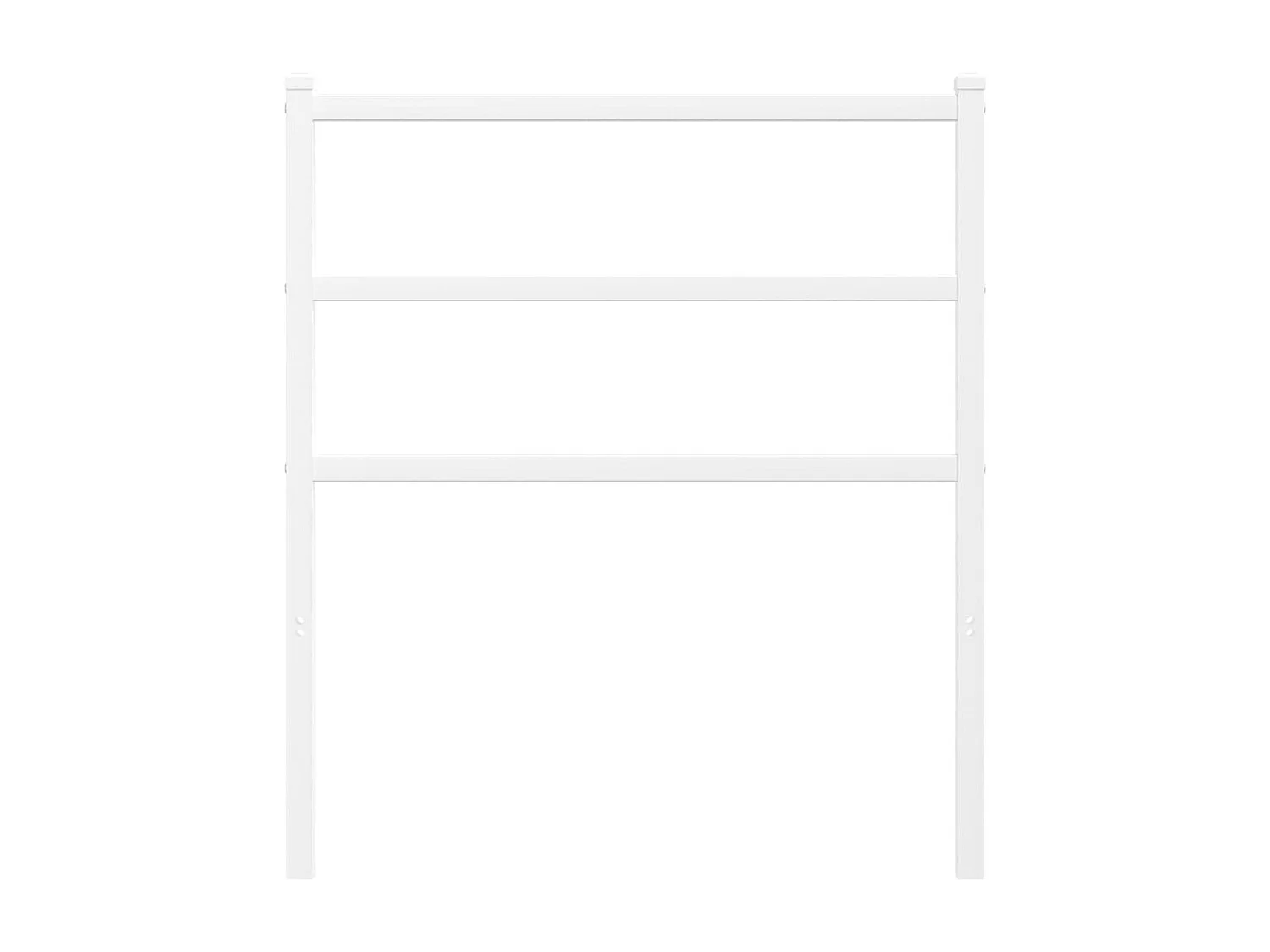 Tête de Lit | Panneau de tête pour lit Moderne métal blanc 75 cm