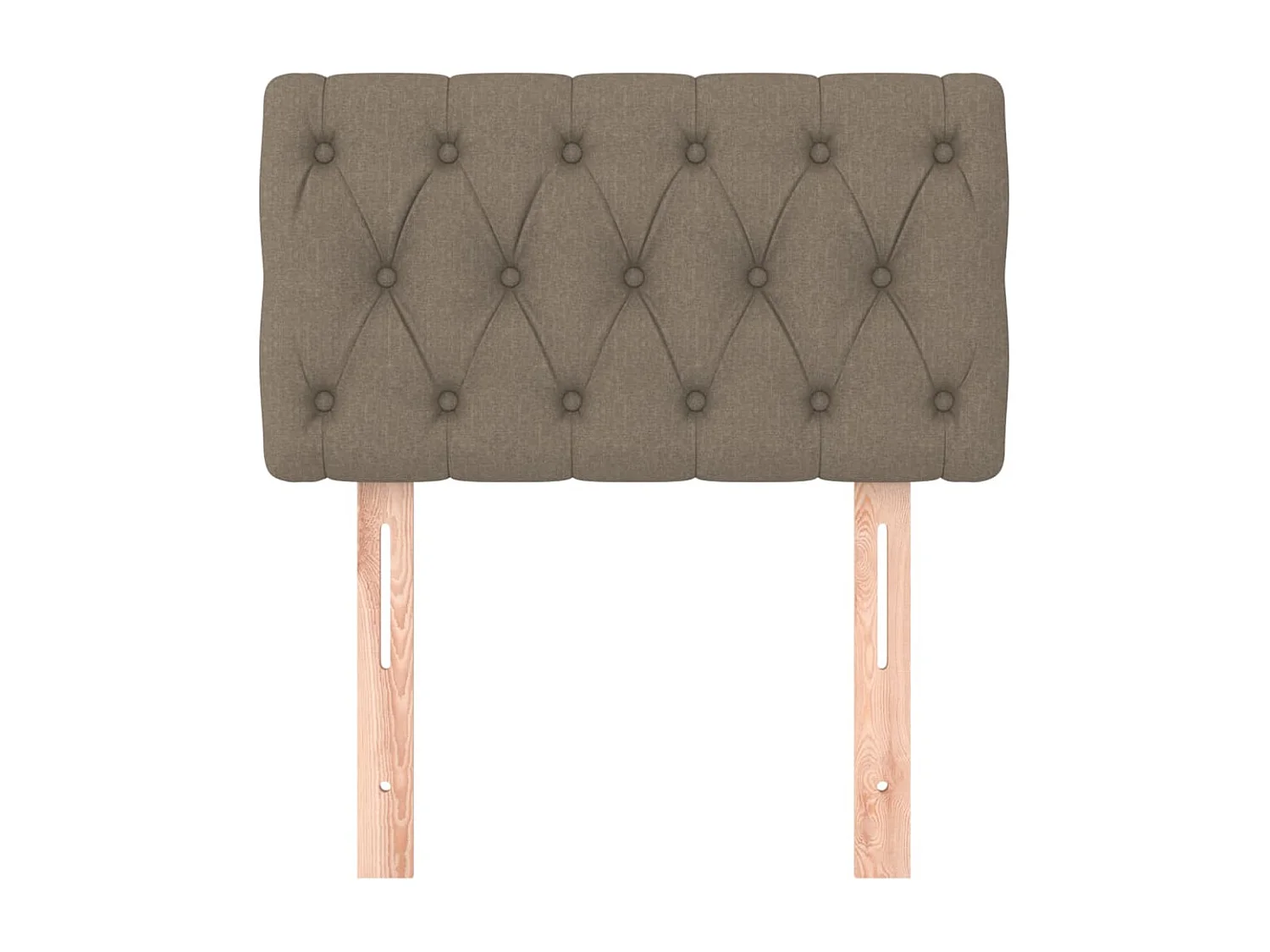 Tête de Lit | Panneau de tête pour lit Moderne Taupe 80x7x78/88 cm Tissu