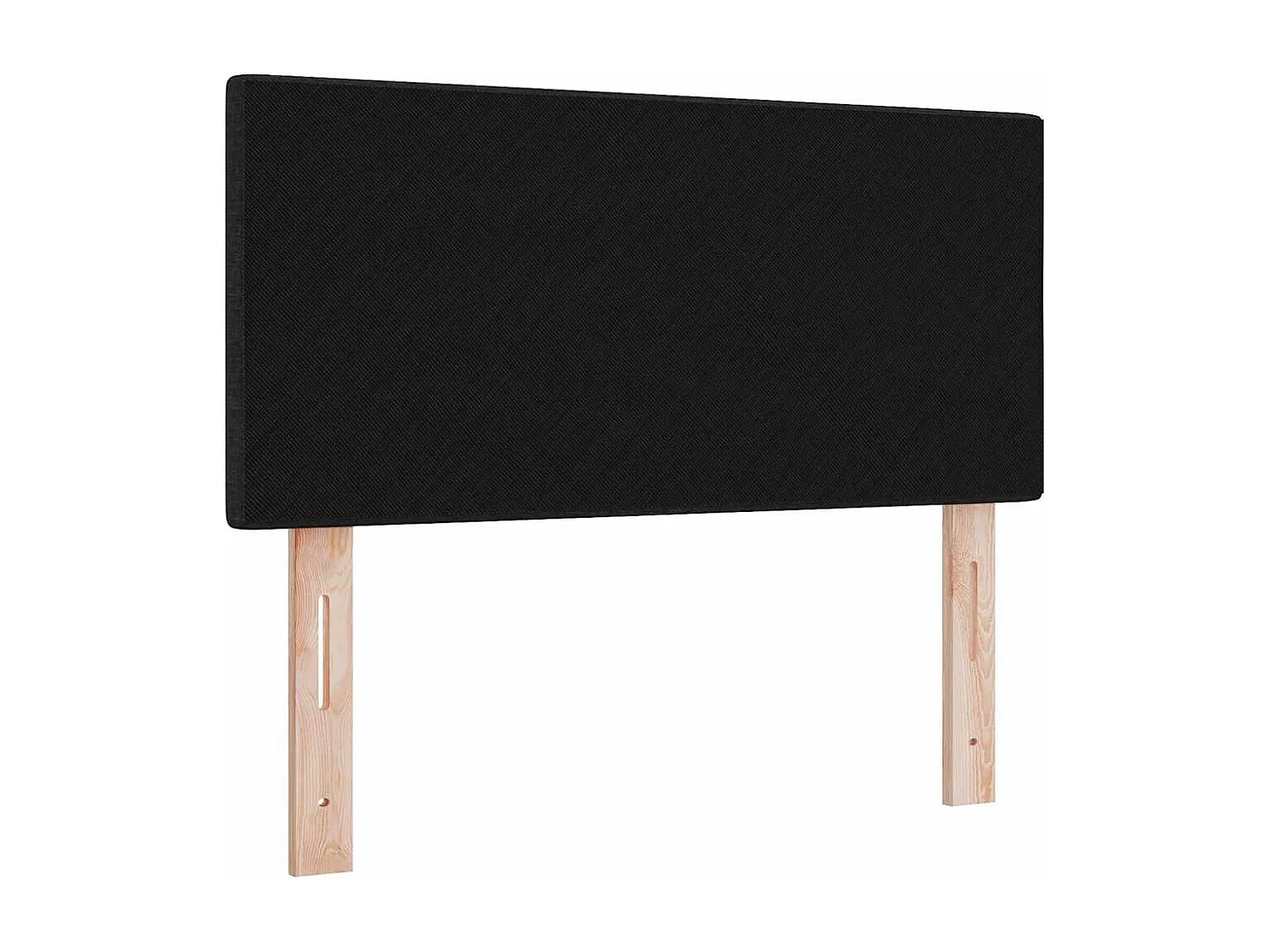 Tête de Lit | Panneau de tête pour lit Moderne avec Tête de Lit | Panneau de tête pour lit Moderne Noir 100 cm tissu