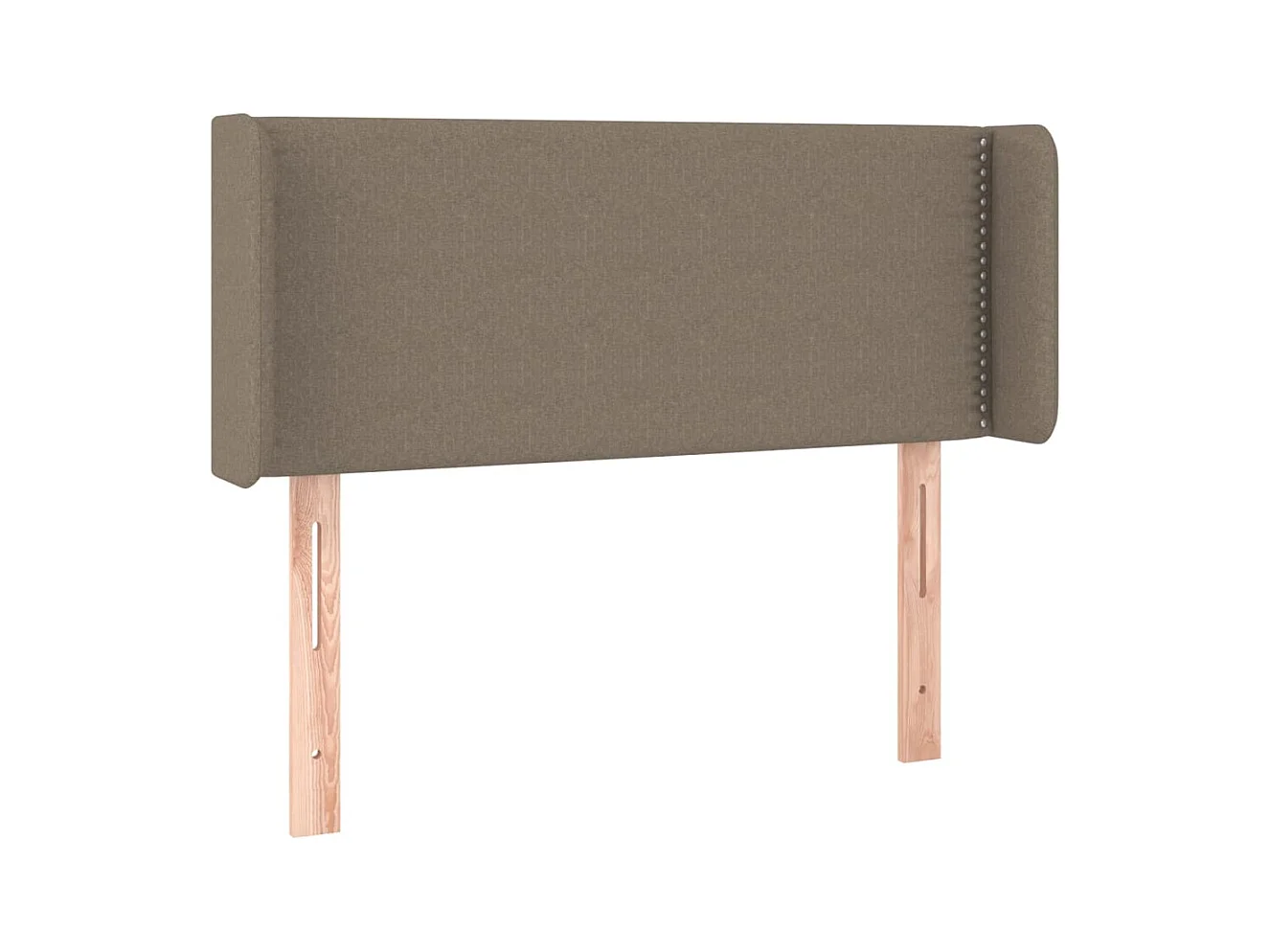 Tête de Lit | Panneau de tête pour lit Moderne à LED Taupe 93x16x78/88 cm Tissu