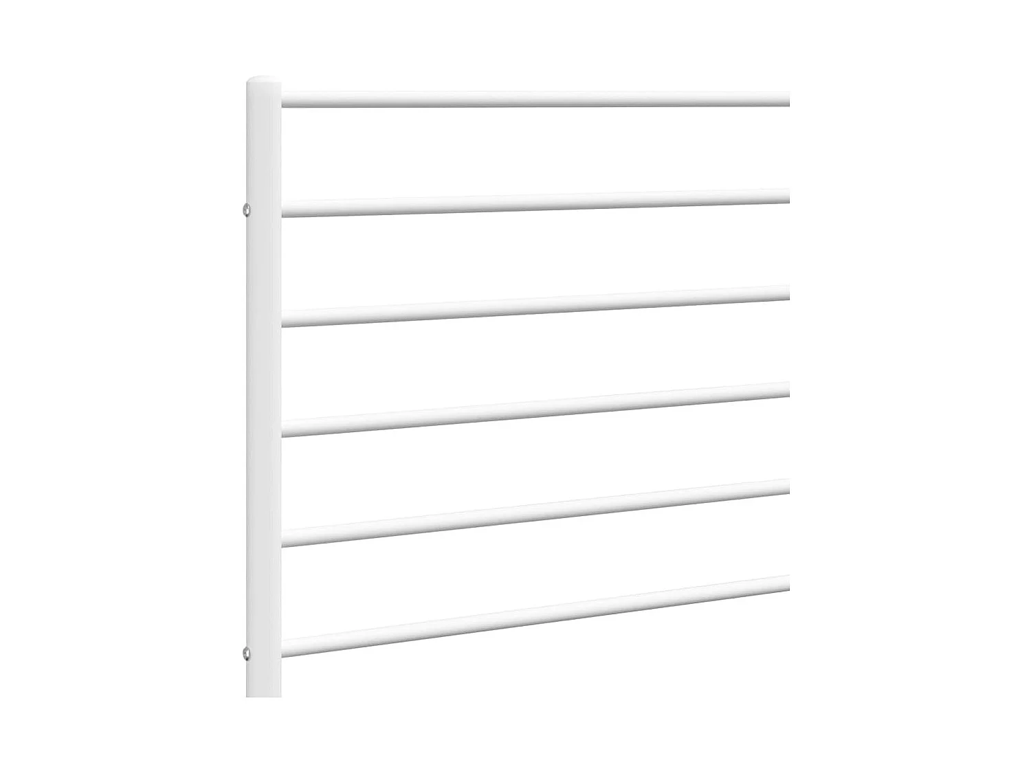 Tête de Lit | Panneau de tête pour lit Moderne métal blanc 80 cm