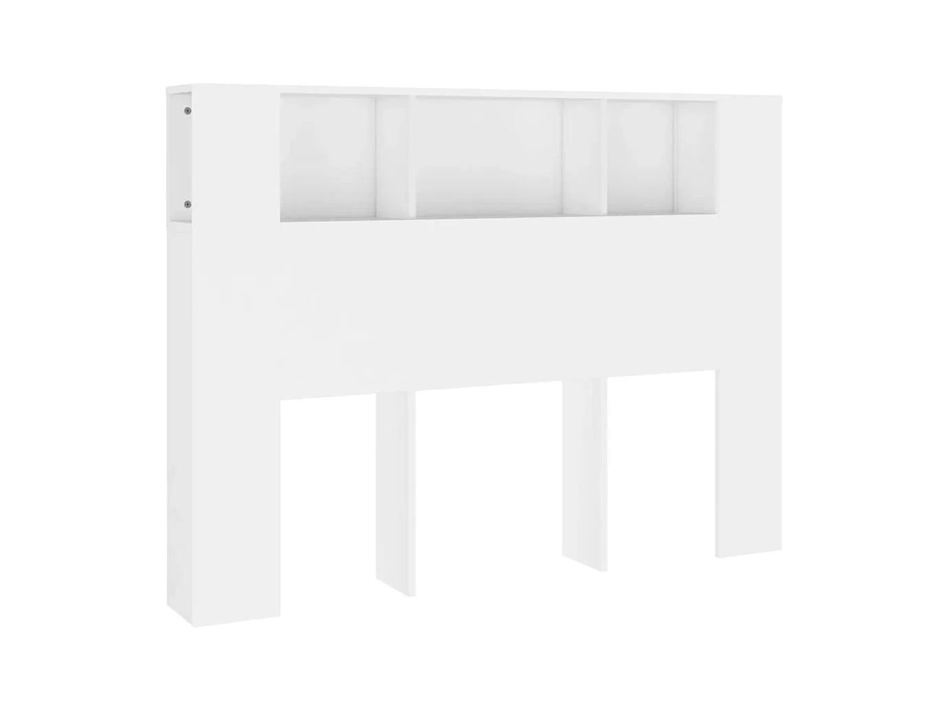 Cabecero de Cama | Cabezal de Cama | Mueble cabecero blanco 140x18,5x104,5 cm