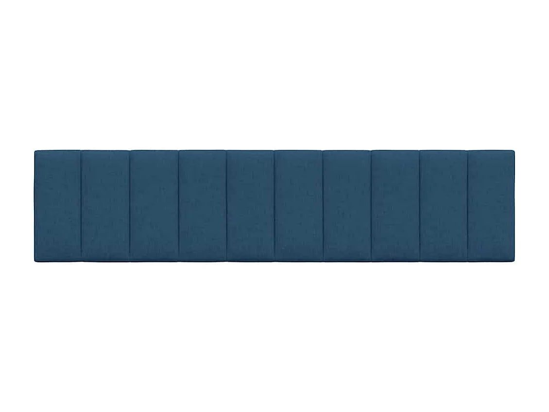 Tête de lit | Coussin de tête de lit | Tête de lit décoratif bleu 200 cm tissu