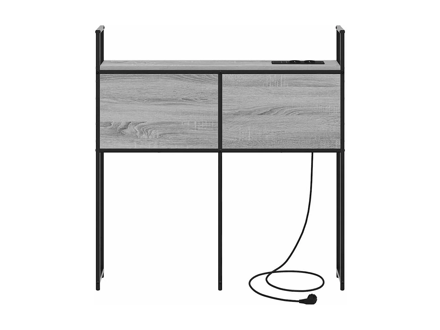 Tête de Lit de rangement | Panneau de tête pour lit Sonoma gris 100 cm Bois d'ingénierie