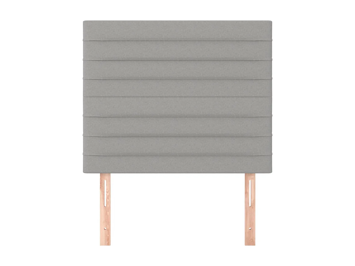 Têtes de lit | Panneaux de tête pour lit Moderne 2 pcs Gris clair 80x5x78/88 cm Tissu