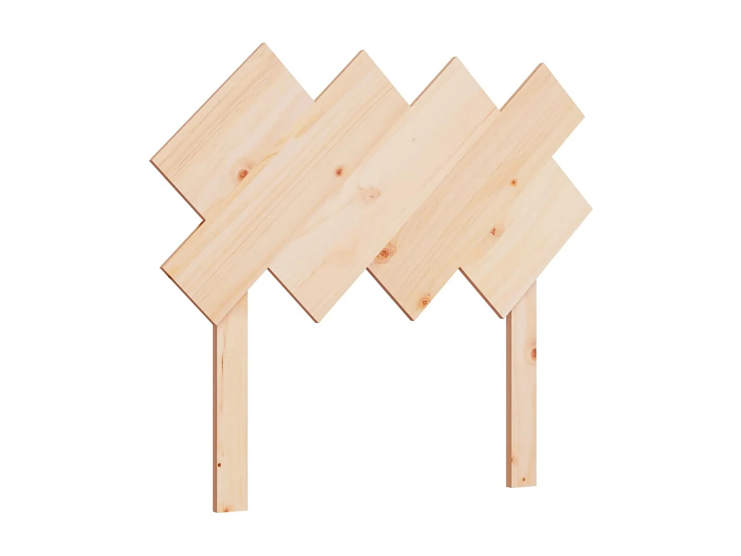 Tête de Lit | Panneau de tête pour lit Moderne 92x3x81 cm Bois massif de pin