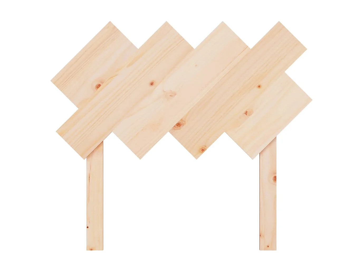 Tête de Lit | Panneau de tête pour lit Moderne 92x3x81 cm Bois massif de pin