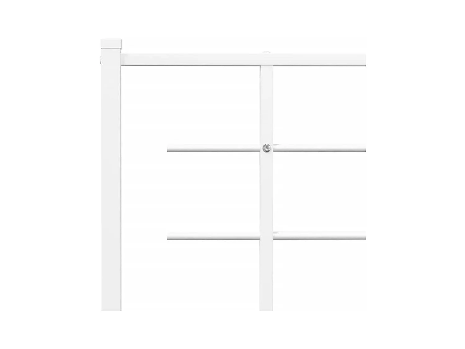 Mueble cabecero | Cabezal de cama | Cabecero de metal blanco 200 cm